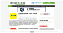 Desktop Screenshot of blogdominios.com